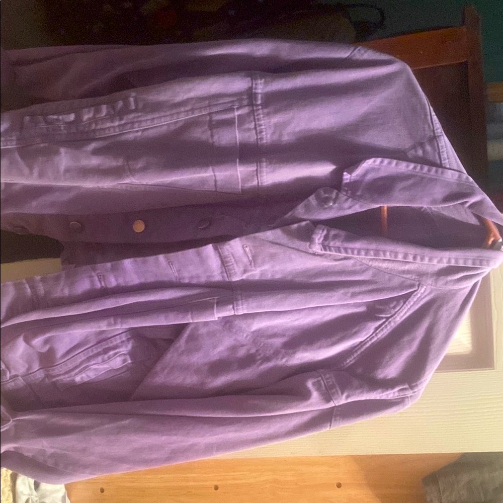 Purple Denim Jacket